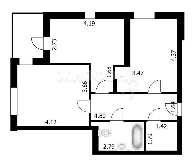 Продажа квартиры, Новосибирск, ул. Большевистская - Фото 14