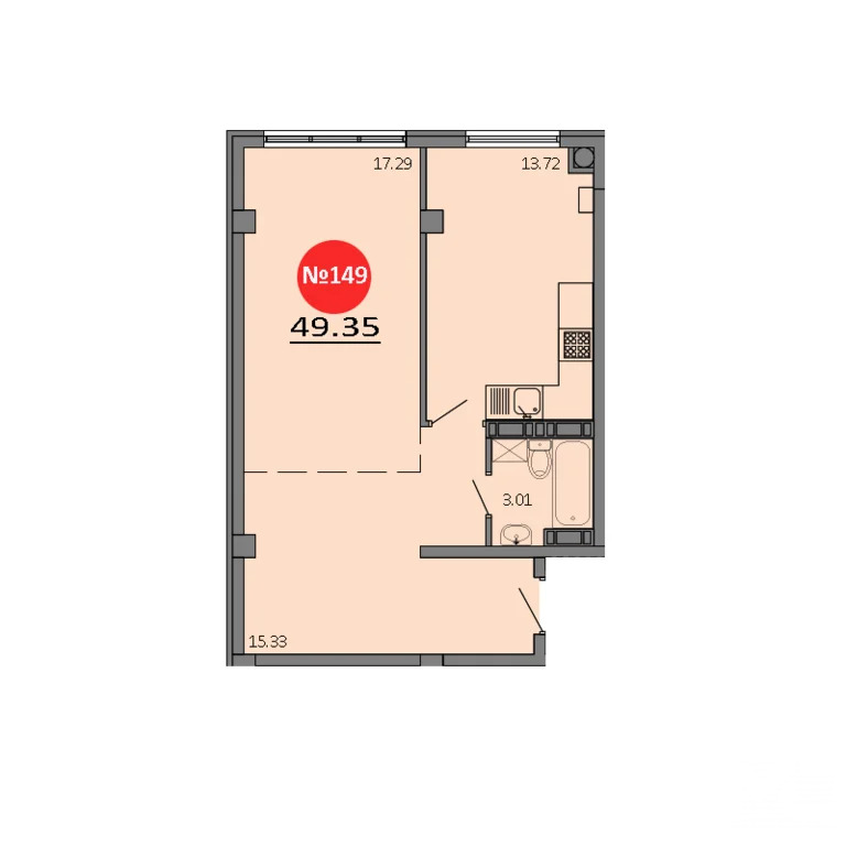 Продажа квартиры в новостройке, Белоглинка, Симферопольский район, ... - Фото 2