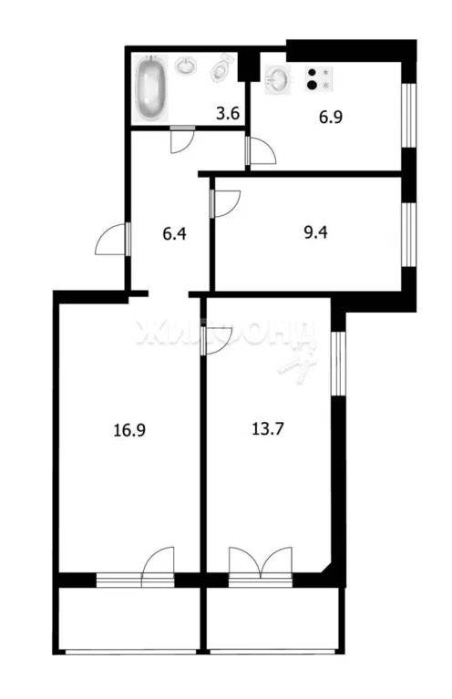 Продажа квартиры, Новосибирск, ул. Дуси Ковальчук - Фото 23