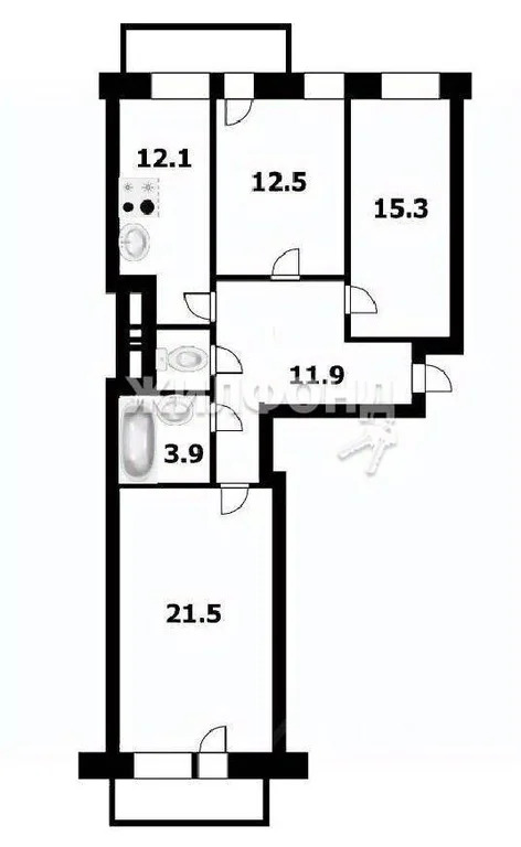 Продажа квартиры, Новосибирск, ул. Выборная - Фото 6