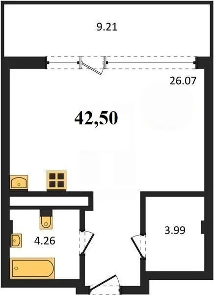 Продажа квартиры в новостройке, Севастополь, ул. Летчиков - Фото 1