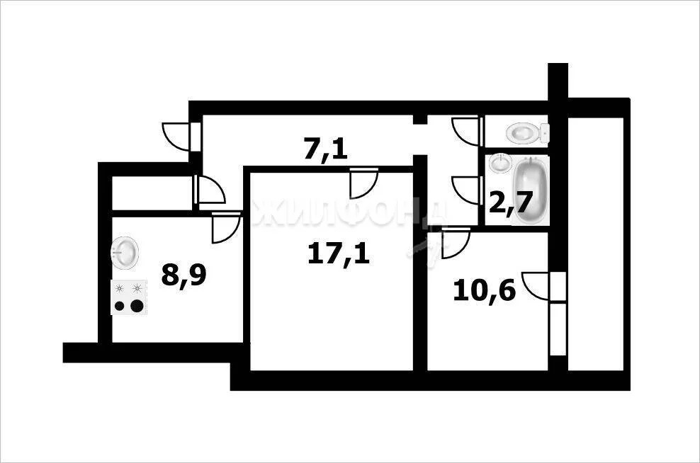 Продажа квартиры, Кольцово, Новосибирский район, 2-й микрорайон - Фото 14