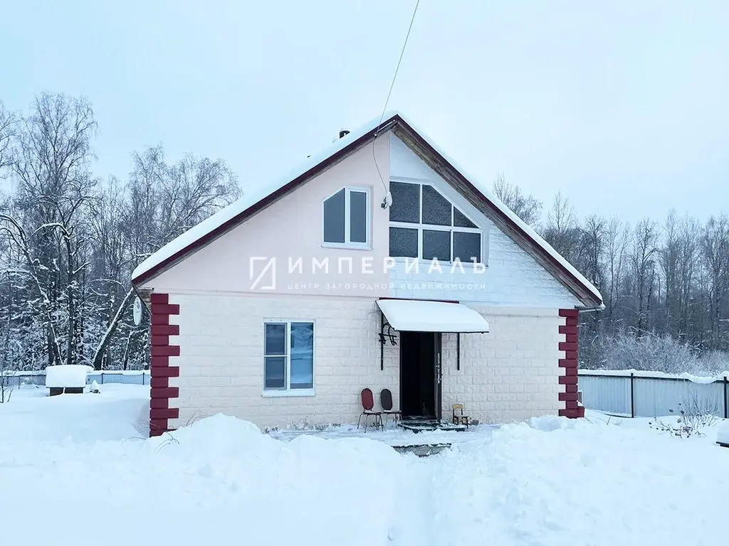 Дом 164 кв.м. с гаражом из блоков в деревне Колесниково Жуковского рна - Фото 3