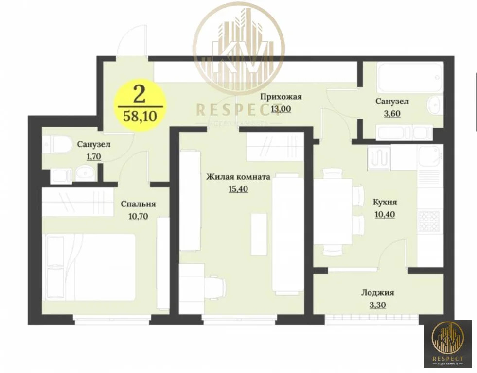Продажа квартиры, Невинномысск, Мира б-р. - Фото 1
