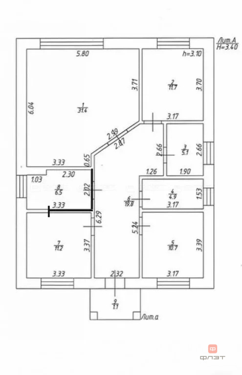 Продажа дома, Обухово, Лаишевский район, ул. Ореховая - Фото 9