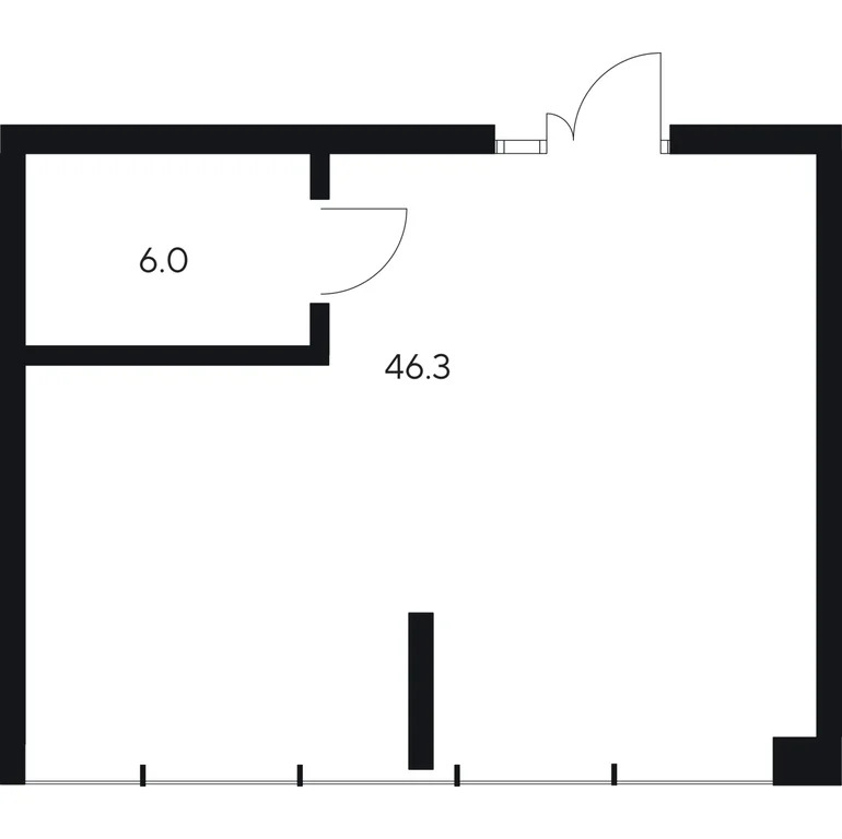 Продажа офиса 52.3 м2 - Фото 3
