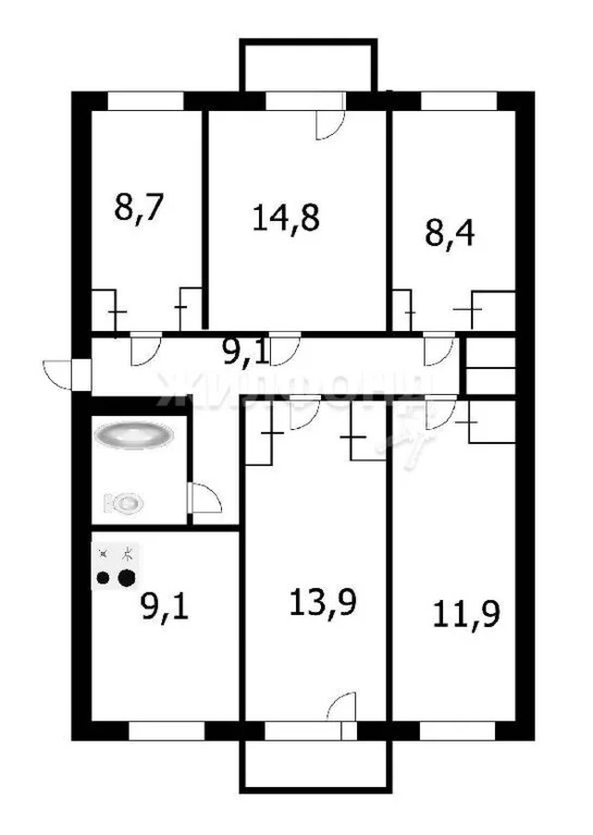 Продажа квартиры, Новосибирск, ул. Серафимовича - Фото 6