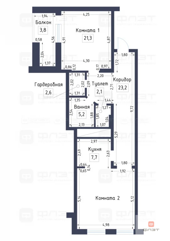 Продажа квартиры, Казань, ул. Достоевского - Фото 20
