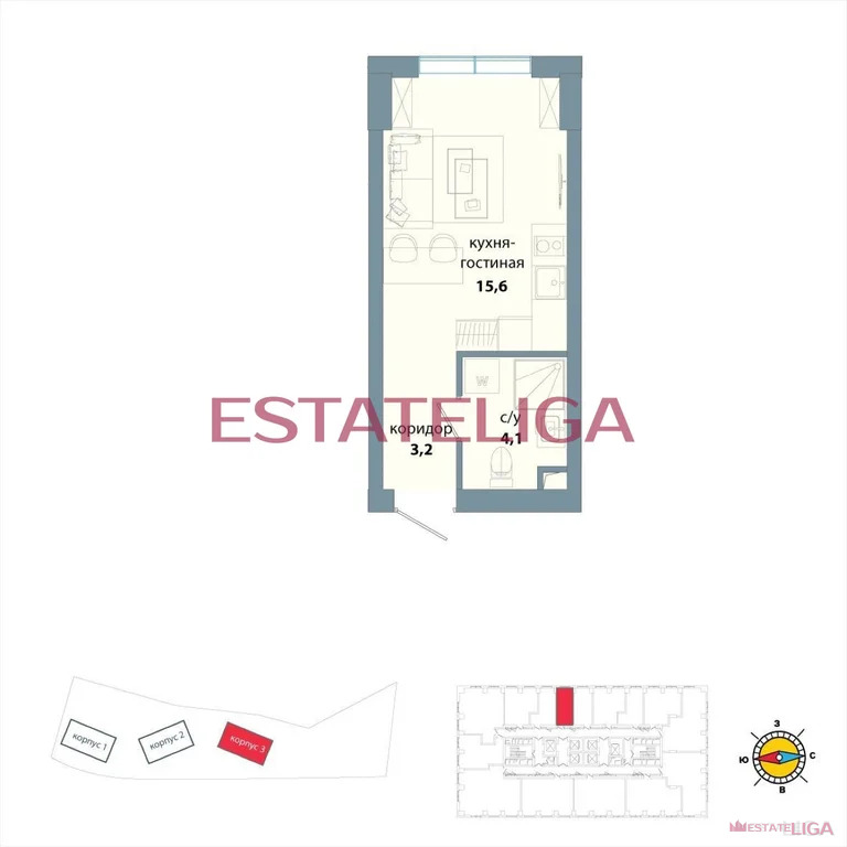 Продажа квартиры, улица Василия Ланового - Фото 2