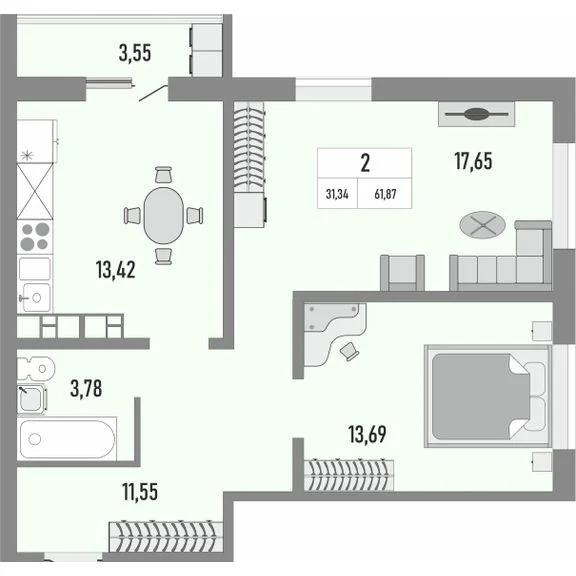 Продажа квартиры в новостройке, Оренбург, ул. Юркина - Фото 18