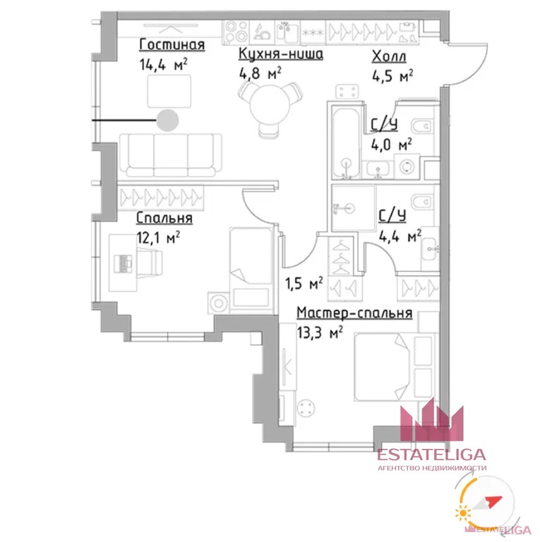 Продажа квартиры в новостройке, ул. Дубининская - Фото 1