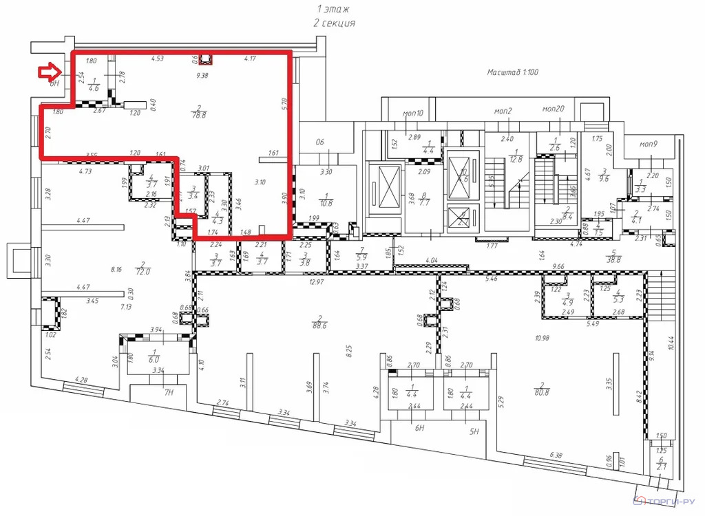 Продажа торгового помещения, 6-я Радиальная улица - Фото 4