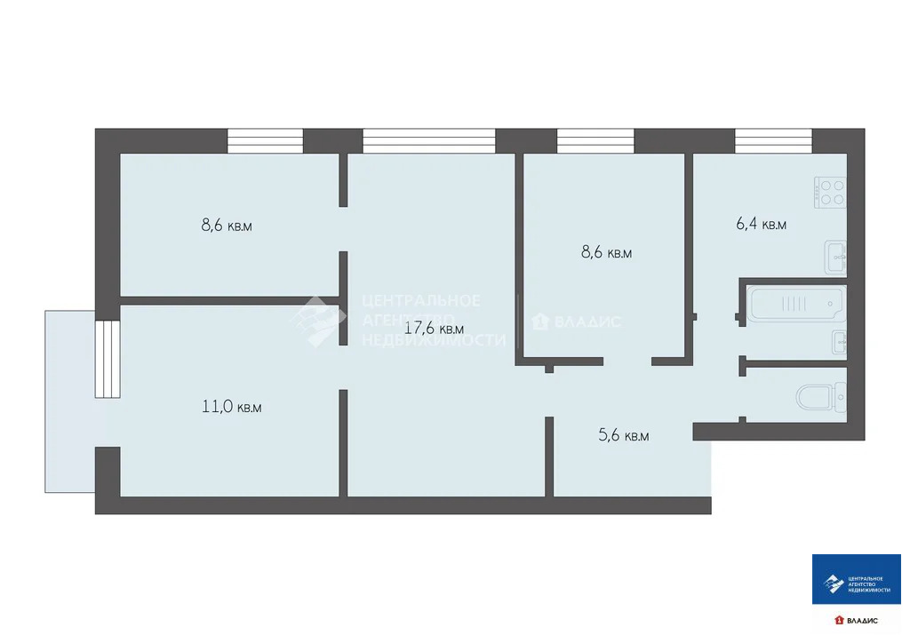 Продажа квартиры, Рязань, ул. Забайкальская - Фото 1