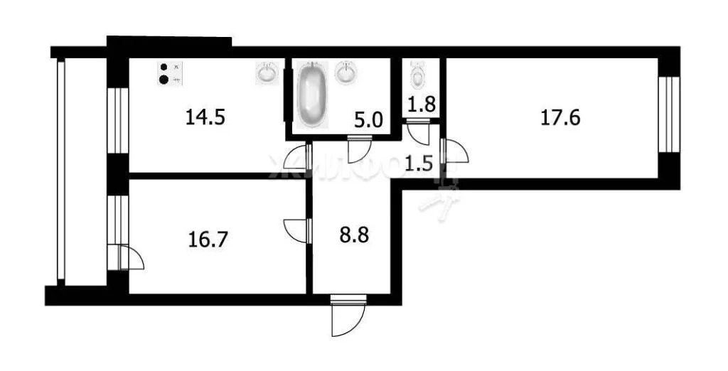 Продажа квартиры, Новосибирск, ул. Волховская - Фото 17