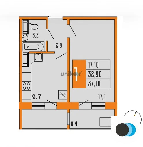 Продажа квартиры в новостройке, Уфа, ул. Орджоникидзе - Фото 8