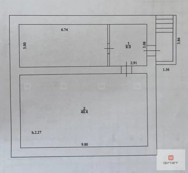 Аренда офиса, Казань, пр-кт. Ямашева д.83а - Фото 9