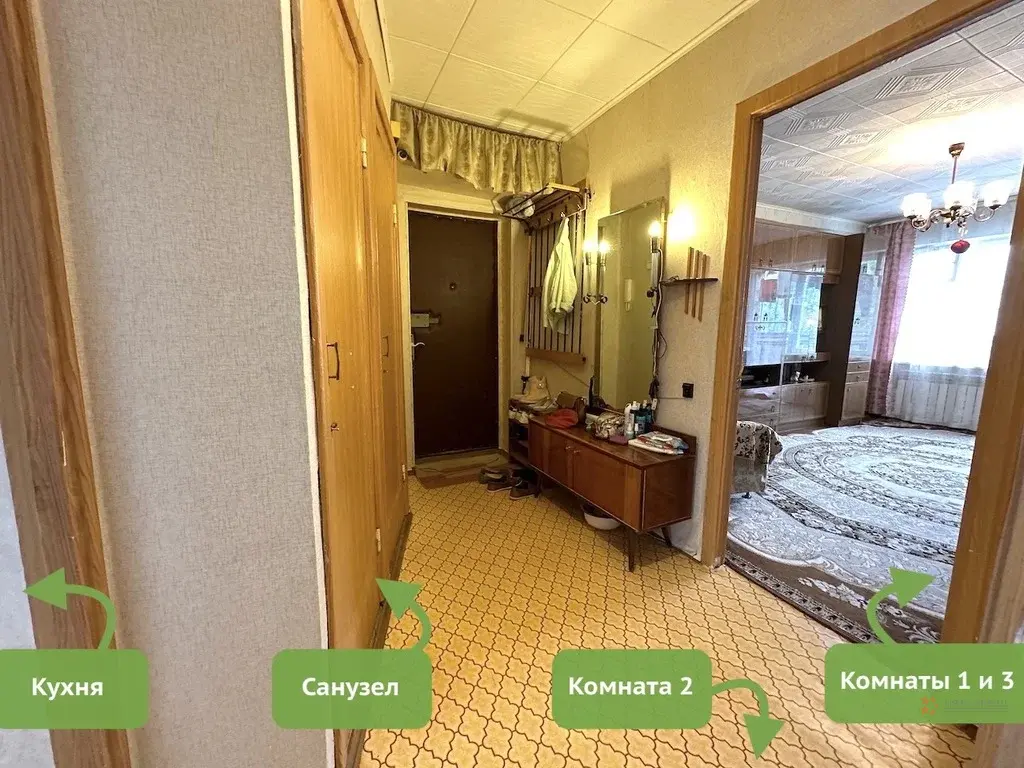 Продается 3-комнатная квартира, Столбовая, Парковая ул., 3 - Фото 6