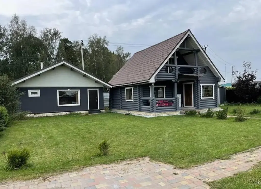 Дом из бревна с баней - Фото 0