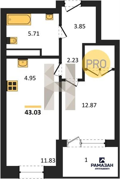 Продажа квартиры в новостройке, Казань, м. Горки, ул. Родины - Фото 1