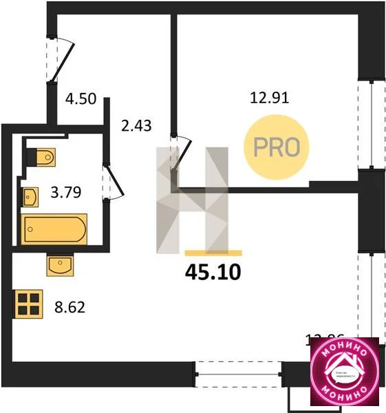 Продажа квартиры в новостройке, м. Домодедовская, 25-26 км МКАД ул. - Фото 0