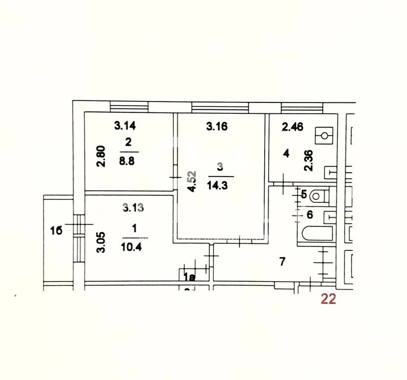 Продажа 3-комн. кв-ры, ул. 2-я Новорублёвская, д. 4 - Фото 0