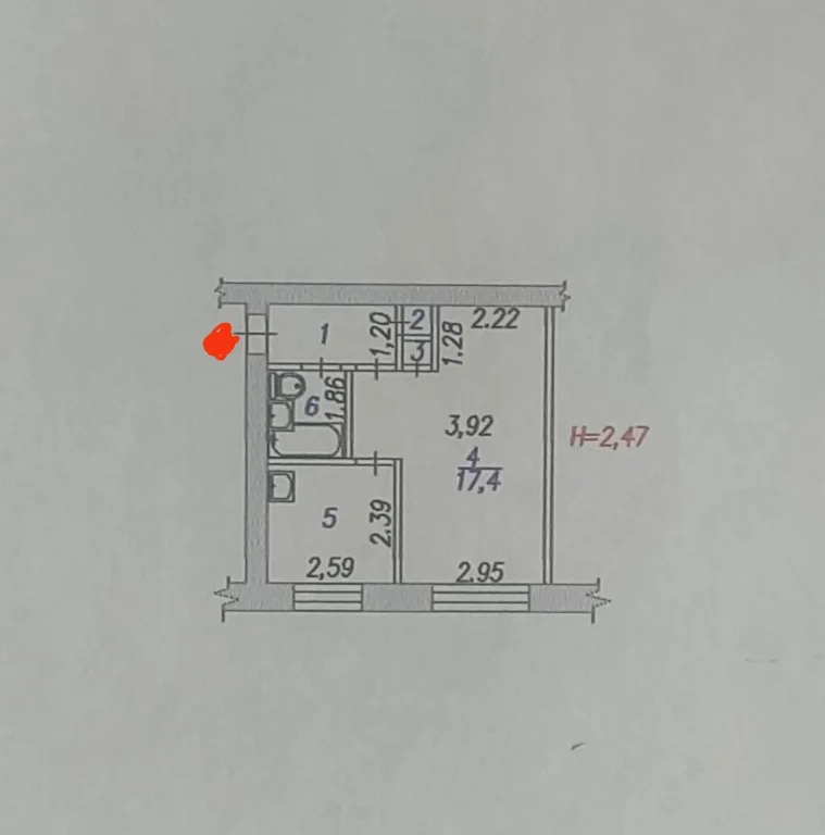 Продам 1-к квартиру, Новокузнецк г, улица Клименко 19 - Фото 12