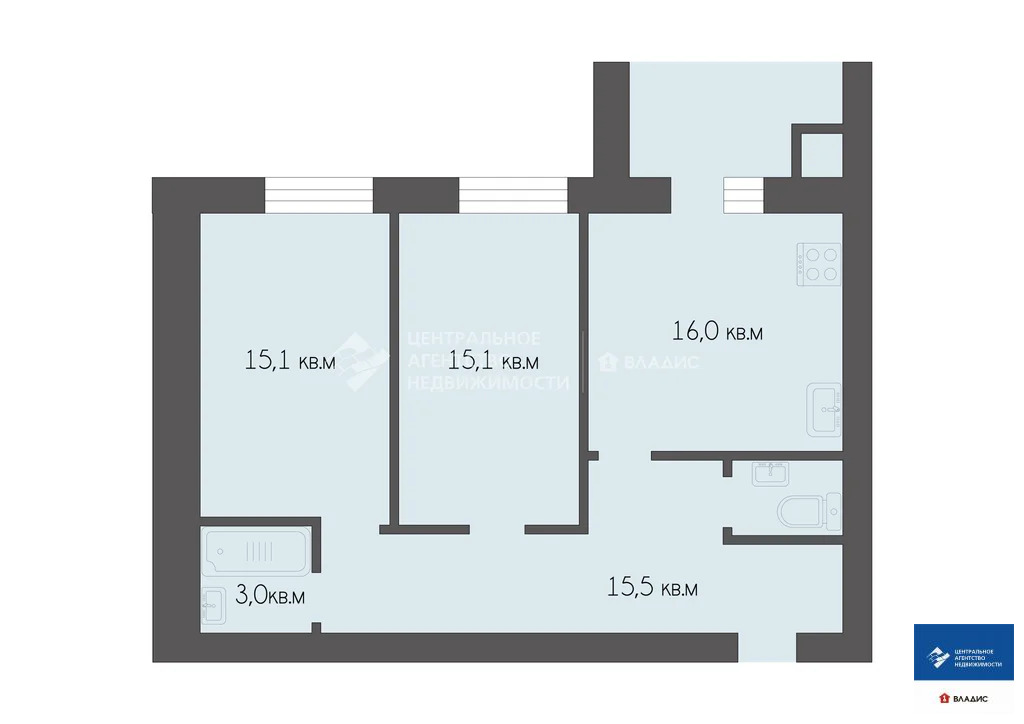 Продажа квартиры, Рязань, Шереметьевская улица - Фото 5