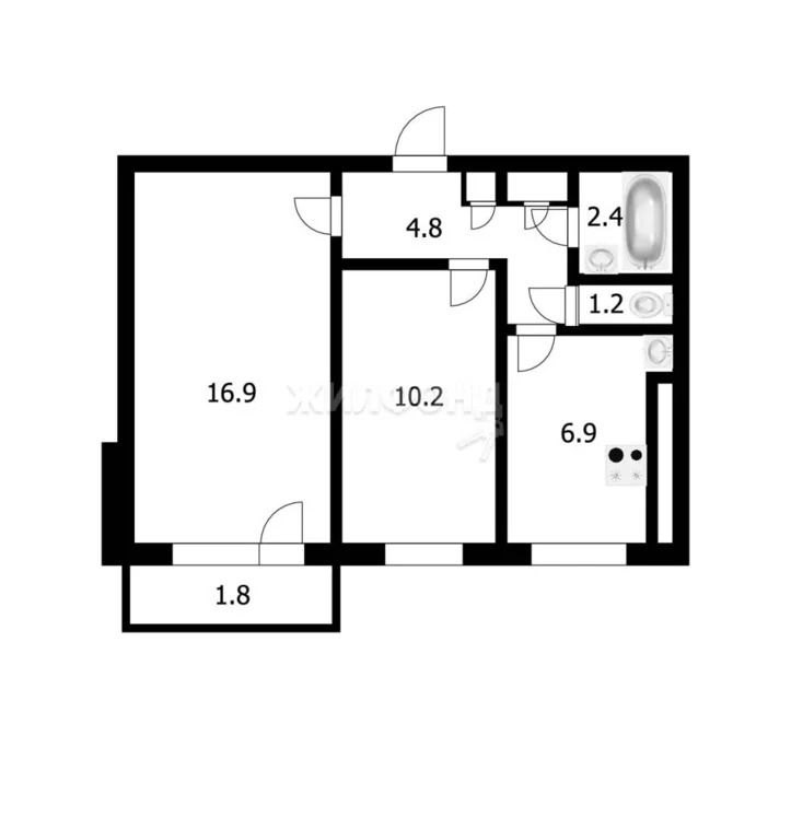 Продажа квартиры, Новосибирск, ул. Бориса Богаткова - Фото 16