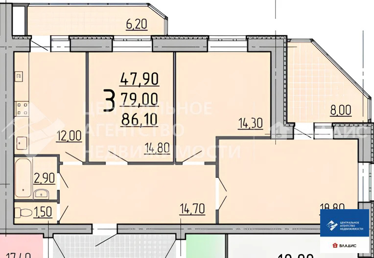 Продажа квартиры, Рязань, Касимовское ш. - Фото 6
