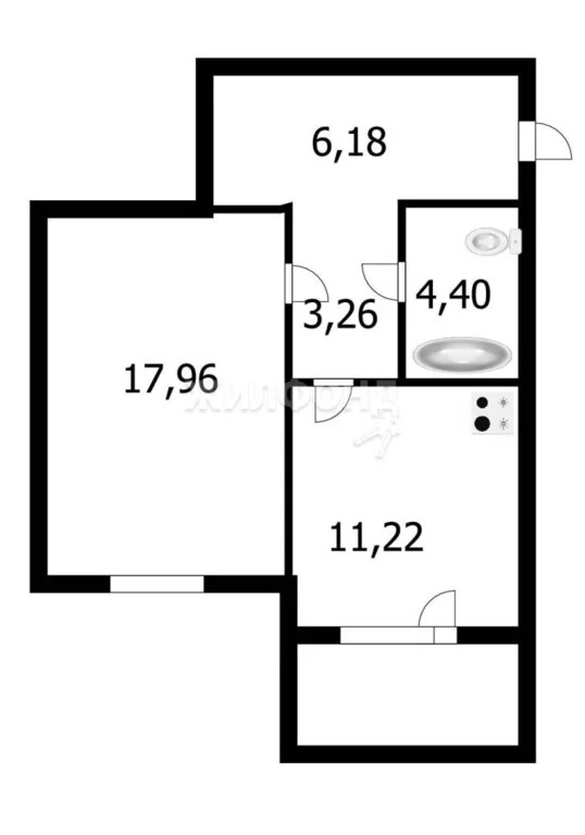 Продажа квартиры, Элитный, Новосибирский район, Фламинго - Фото 15