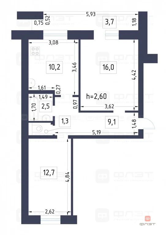 Продажа квартиры, Казань, ул. Пржевальского - Фото 22