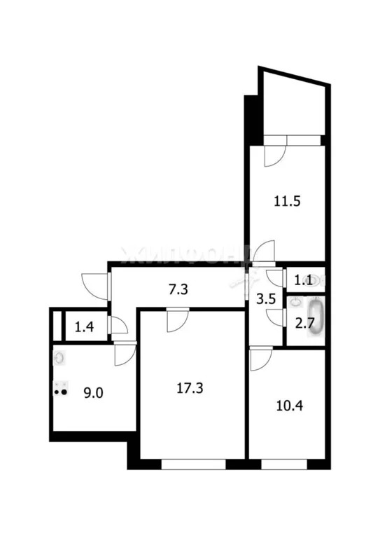 Продажа квартиры, Новосибирск, ул. Экваторная - Фото 11