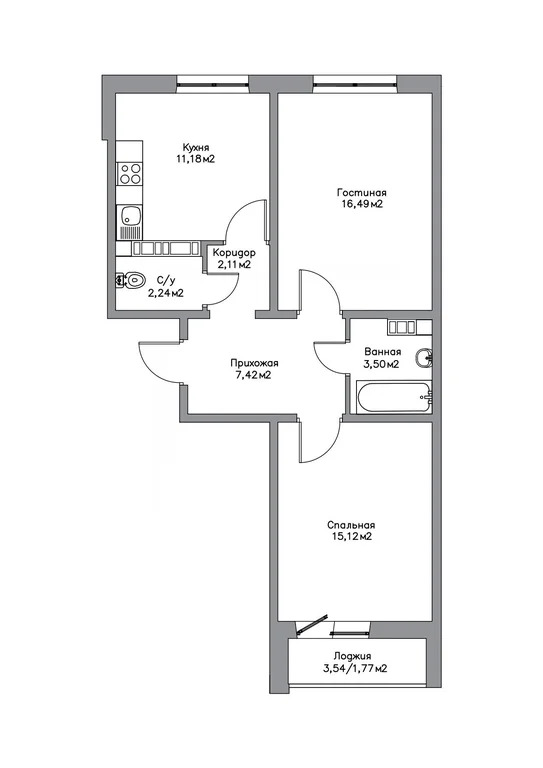 Продажа квартиры в новостройке, Оренбург, Победы пр-кт. - Фото 2