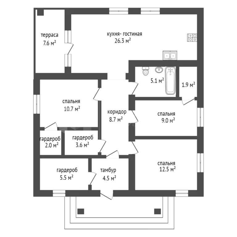 Продажа дома, Малиновка, Тюменский район, Тюменский р-н - Фото 17