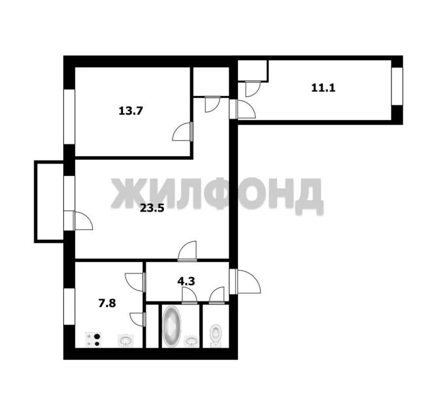 Продажа квартиры, Новосибирск, Красный пр-кт. - Фото 20