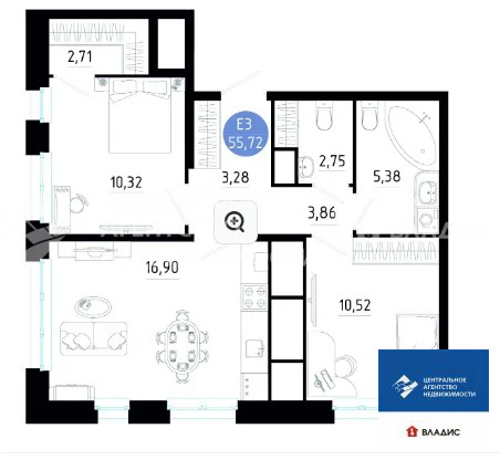 Продажа квартиры, Рязань, ул. Ленинского Комсомола - Фото 7