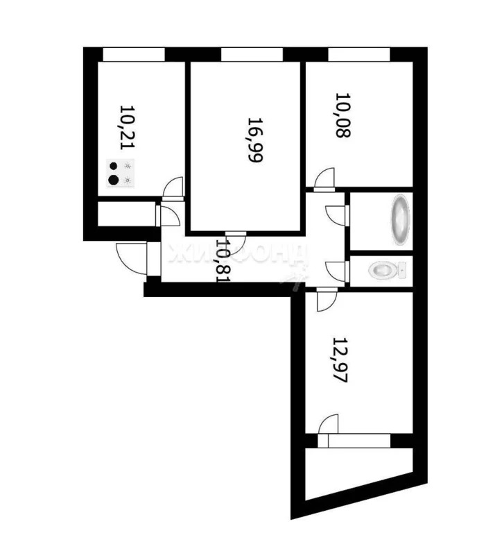 Продажа квартиры, Новосибирск, Краузе - Фото 22