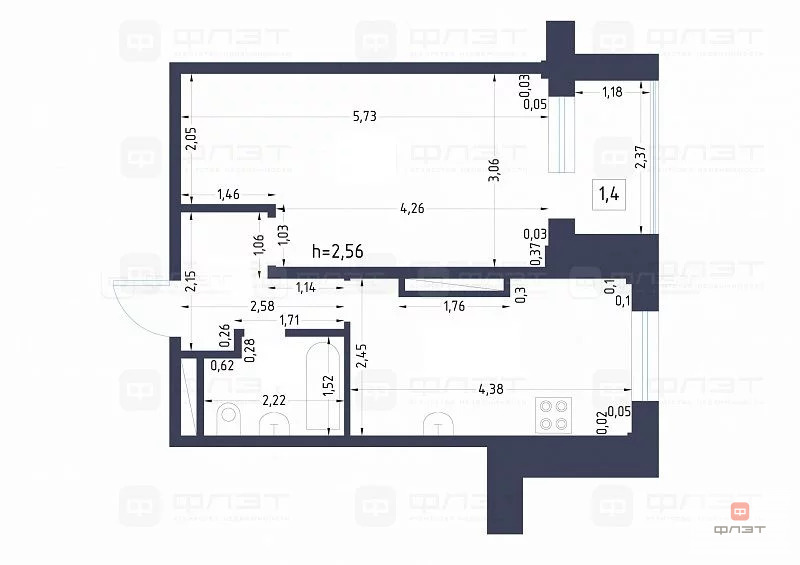 Продажа квартиры, Казань, ул. Минская - Фото 18