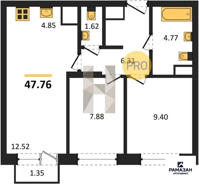 Продажа квартиры в новостройке, Казань, м. Проспект Победы, ул. ... - Фото 1