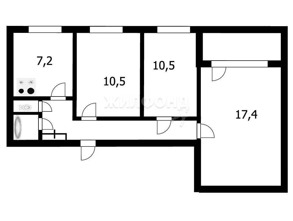 Продажа квартиры, Новосибирск, ул. Крылова - Фото 11