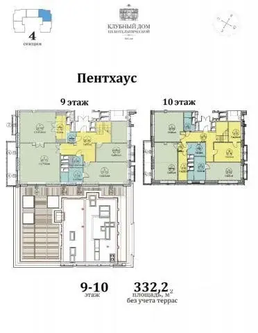 продажа Пентхаус Котельническая наб д 31 - 332 квм - Фото 5