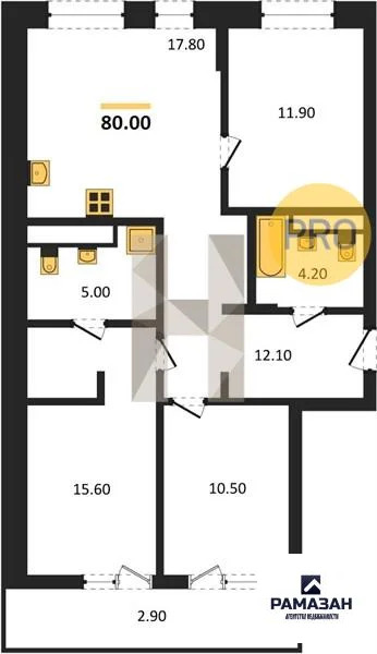 Продажа квартиры в новостройке, Казань, м. Горки, ул. Родины - Фото 1