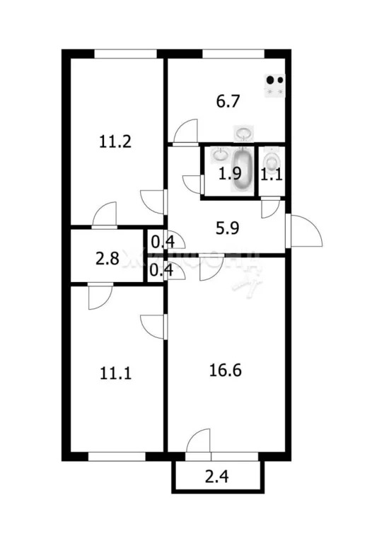 Продажа квартиры, Новосибирск, ул. Зорге - Фото 24