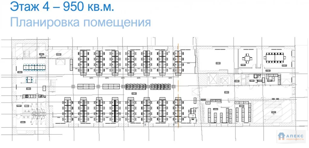 Аренда офиса 950 м2 м. Преображенская площадь в бизнес-центре класса А . - Фото 0