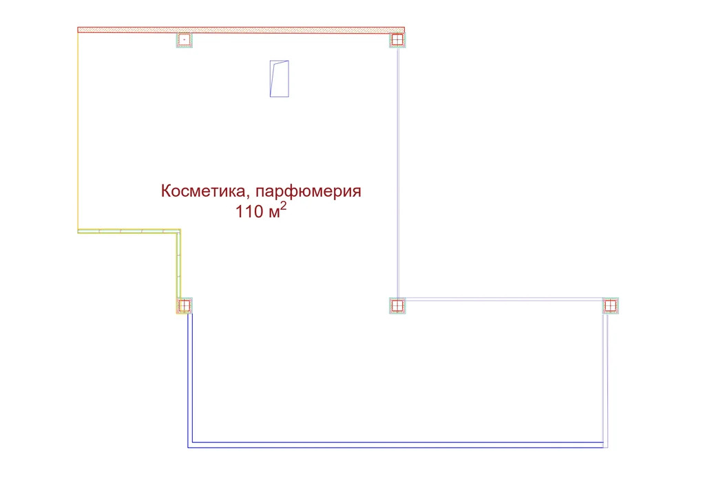 Торговое помещение -косметика - парфюмерия 110 м2 в аренду - Фото 3