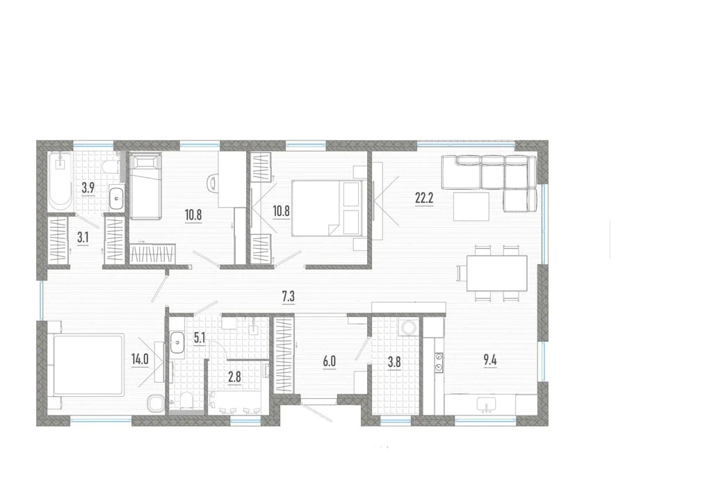 Готовый дом, поселок бизнес-класс - Фото 4