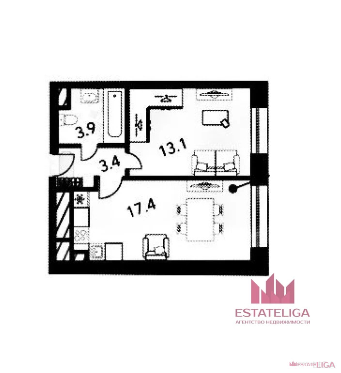 Аренда квартиры, улица Архитектора Щусева - Фото 16