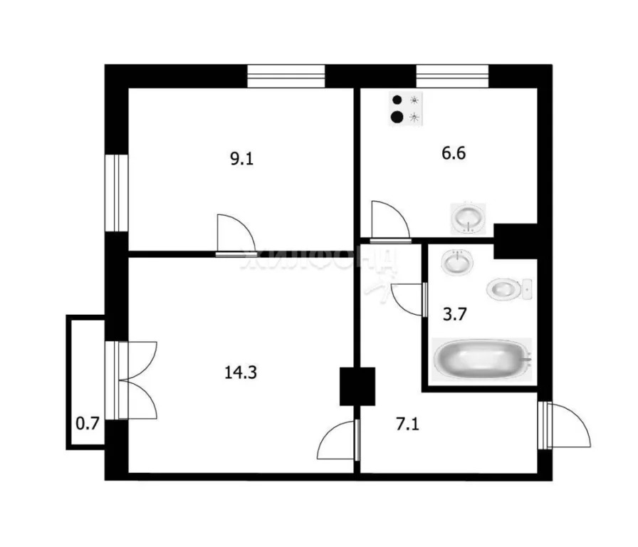 Продажа квартиры, Новосибирск, Сибиряков-Гвардейцев пл. - Фото 10