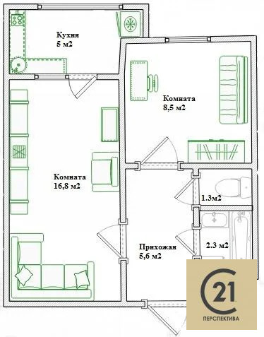 Продажа квартиры, Раменское, Раменский район, ул. Гурьева - Фото 1