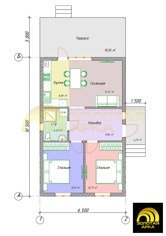 Продажа дома, Стрелка, Темрюкский район, Крымская улица - Фото 4